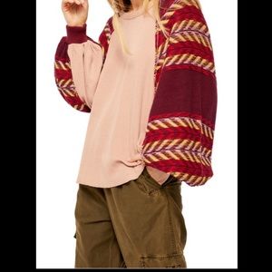Free People Tops - free people rainbow dreams sweater.Oversized small Free People Tops - free people rainbow dreams sweater.Oversized small